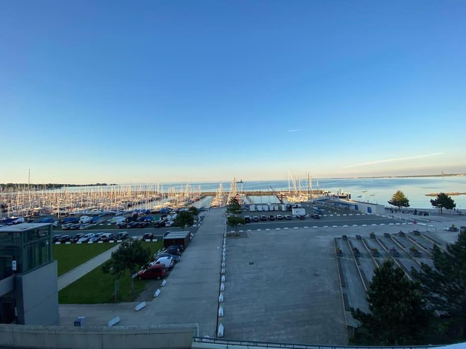 Panoramablick Und Den Strand Direkt Vor Der Tuer Apartamento Kiel Exterior foto